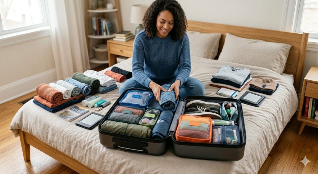 how to pack a suitcase